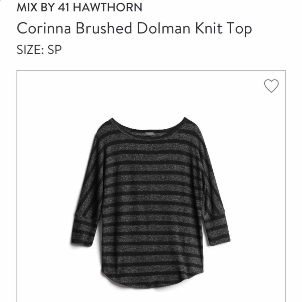 Black striped shirt